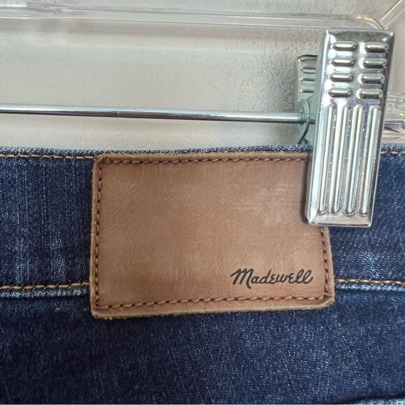 Madewell High Rise Skinny Jeans Dark Wash Blue sz 27 Classic Slim Stretch Denim - Picture 6 of 10